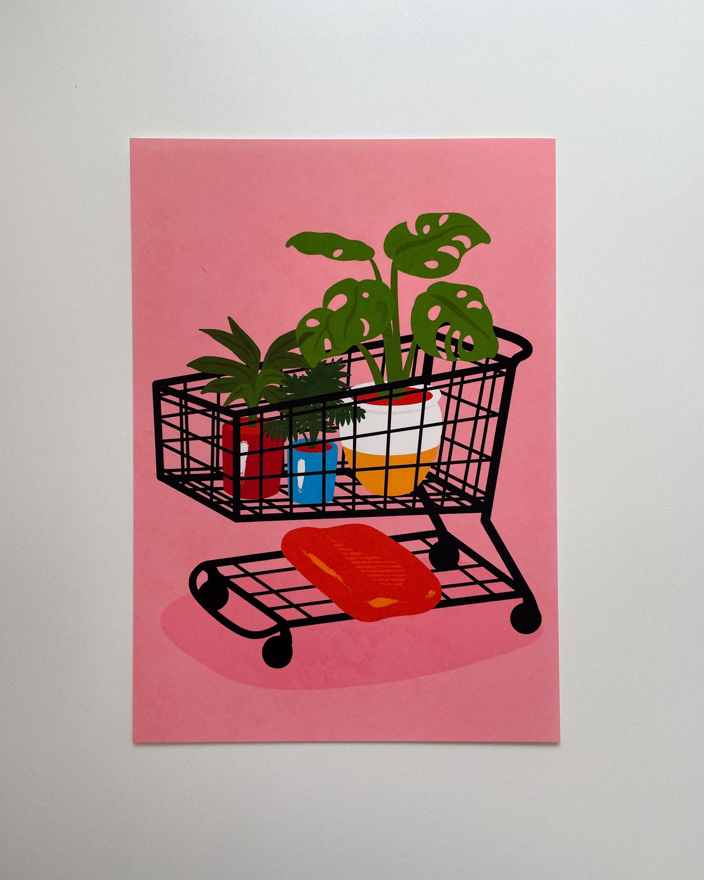 Shopping Trolley Art Print