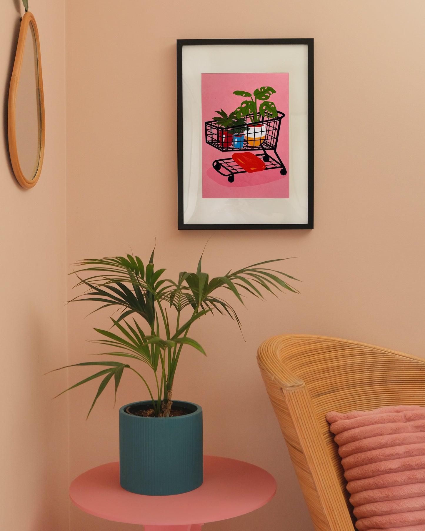 Shopping Trolley Art Print