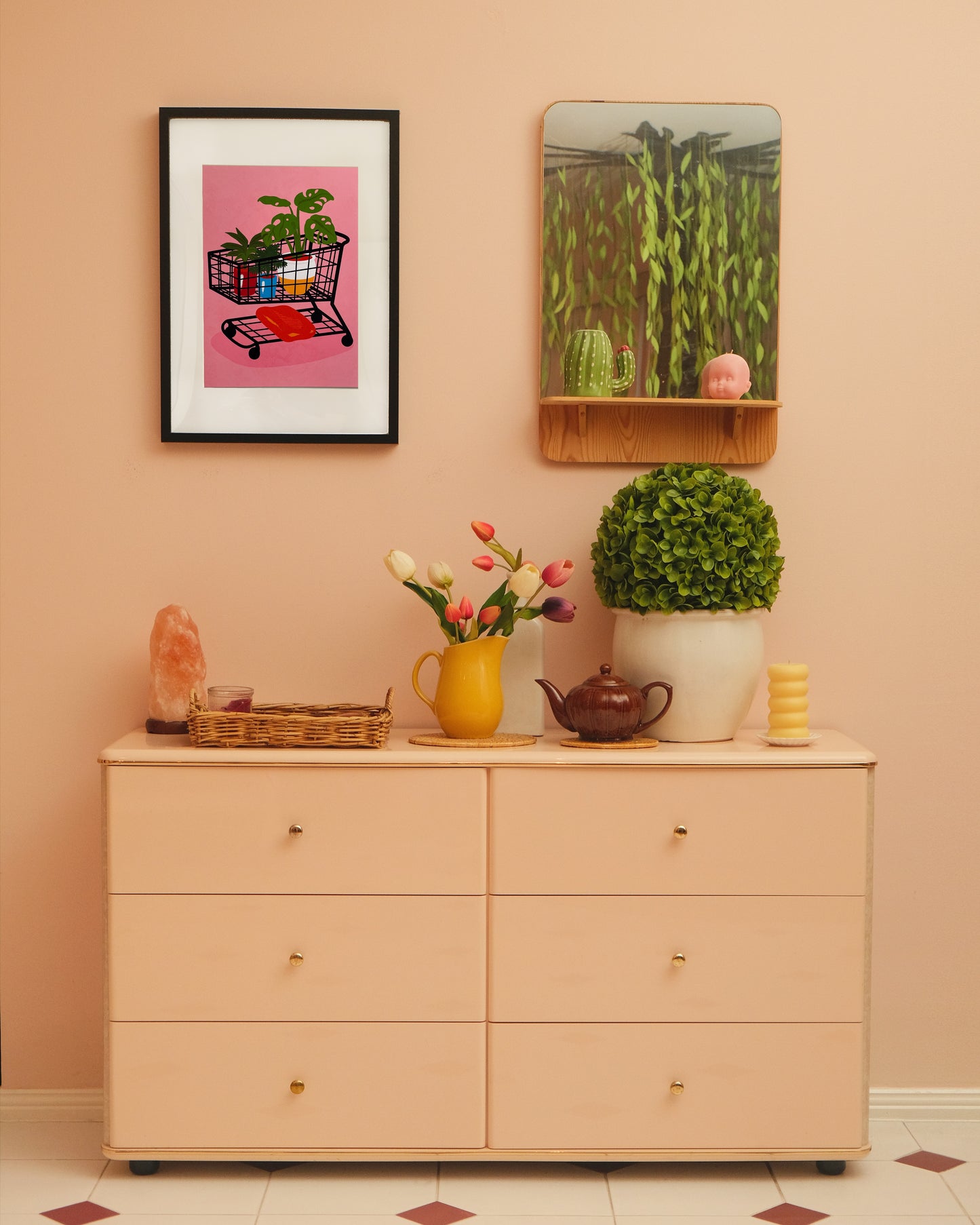 Shopping Trolley Art Print